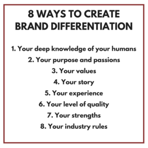 Brand Differentiation Matthew Fenton