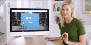 Wix Super Bowl Karlie Kloss