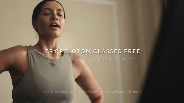 Girl in clearance the peloton advert